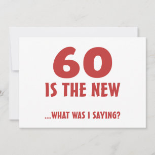 Funny 60th Birthday Gag Gifts Card