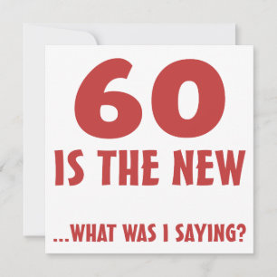 Funny 60th Birthday Gag Gifts Card