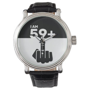 Funny 60th Birthday Gift, 59 Plus one Watch