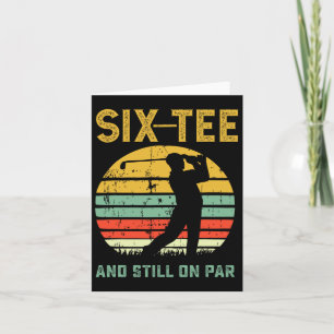 Funny 60th Birthday Golf Pun Golfing 60 Year Old G Card