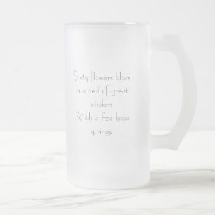 Funny 60th Birthday Haiku Mug - Gag Gift