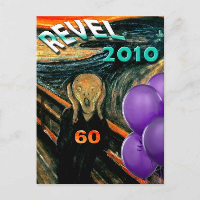 Funny 60th Birthday Postcard (Front)
