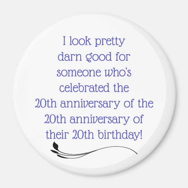 Funny 60th magnet (Front)