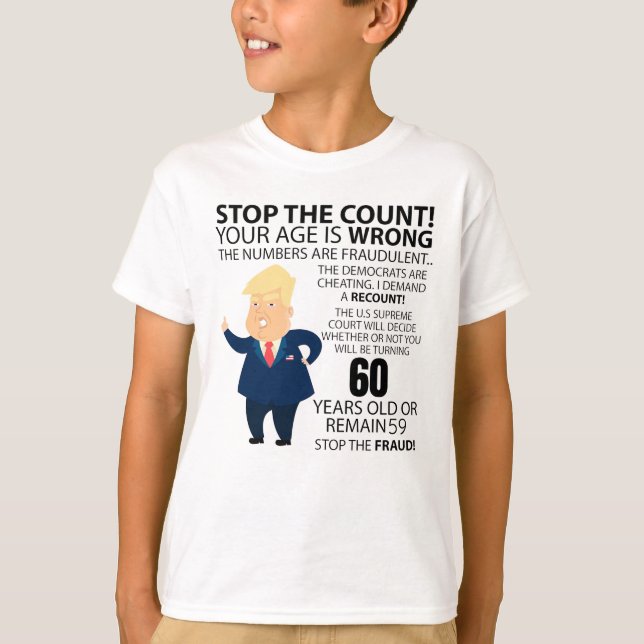 Funny 60th Year Birthday Present Happy Birth year T-Shirt (Front)