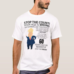 Funny 60th Year Birthday Present Happy Birth year T-Shirt