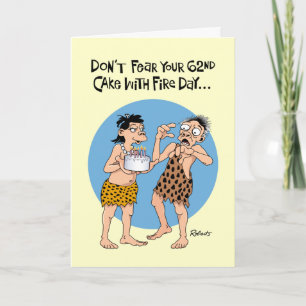 Funny 62nd Birthday Card