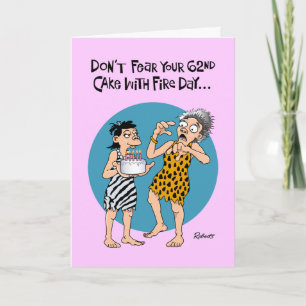 Funny 62nd Birthday Card