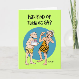 Funny 64th Birthday Card