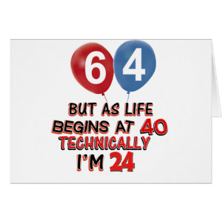 64th Birthday Cards &amp; Invitations | Zazzle.co.uk