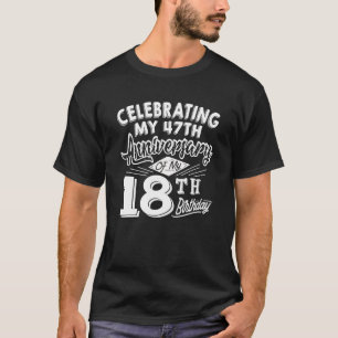 Funny 65th Birthday Celebration Gag Gift 65 Year T-Shirt
