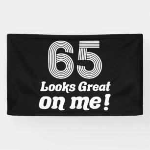 Funny 65th Birthday For Her Banner