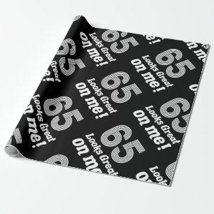 Funny 65th Birthday For Her Wrapping Paper
