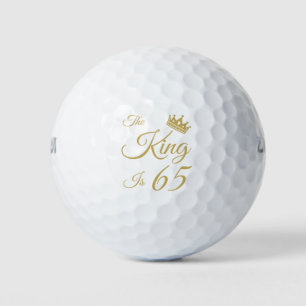 Funny 65th Birthday For Men Golf Balls