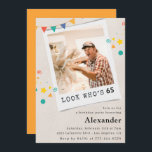 Funny 65th birthday invitations Men Fun Photo<br><div class="desc">Funny 65th birthday invitations Men Fun Photo</div>