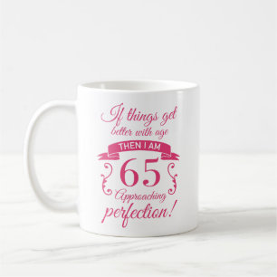 Funny 65th Birthday 'Perfection' Coffee Mug