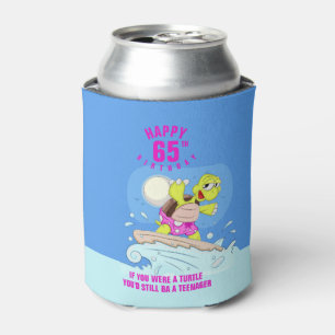 Funny 65th birthday quote can cooler