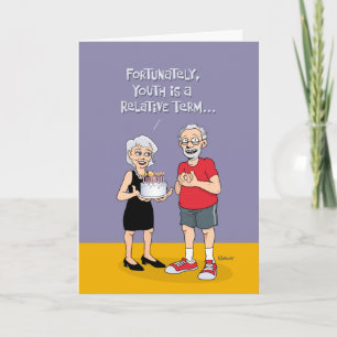 Funny 66th Birthday Greeting Card for Him