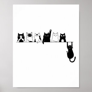 Funny 67 Cats Meme Teacher Poster