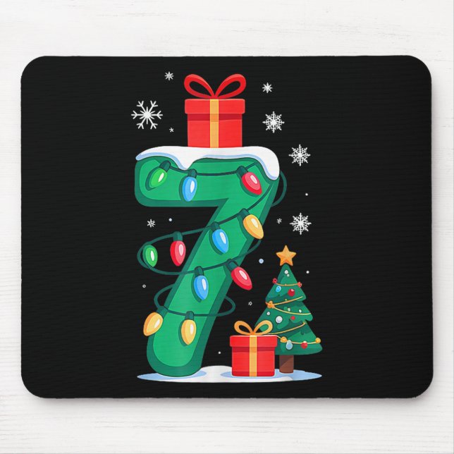 Funny 67 Christmas 6 7 Six Seven Meme 6 7 Matching Mouse Mat (Front)