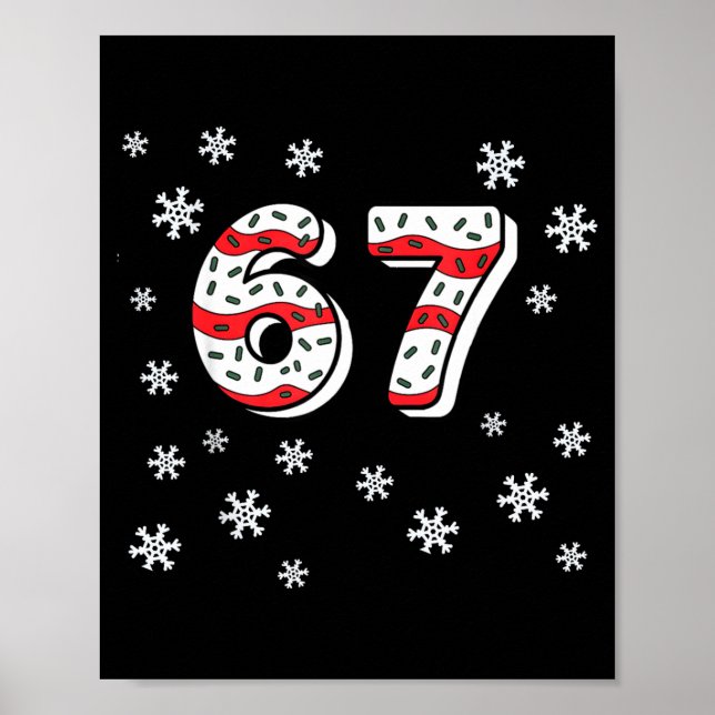 Funny 67 Christmas Cakes 67 Funny Kid 67 Christmas Poster (Front)