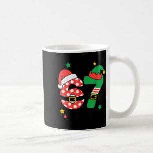 Funny 67 Christmas Costume Pajamas Holiday Outfit Coffee Mug