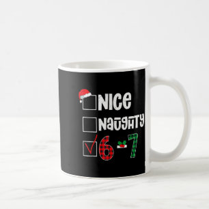 Funny 67 Christmas Meme Six Seven Xmas 6-7 Boys Ki Coffee Mug