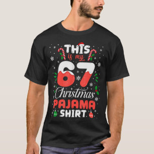Funny 67 Christmas Pajamas Shirt Six Seven Meme Br