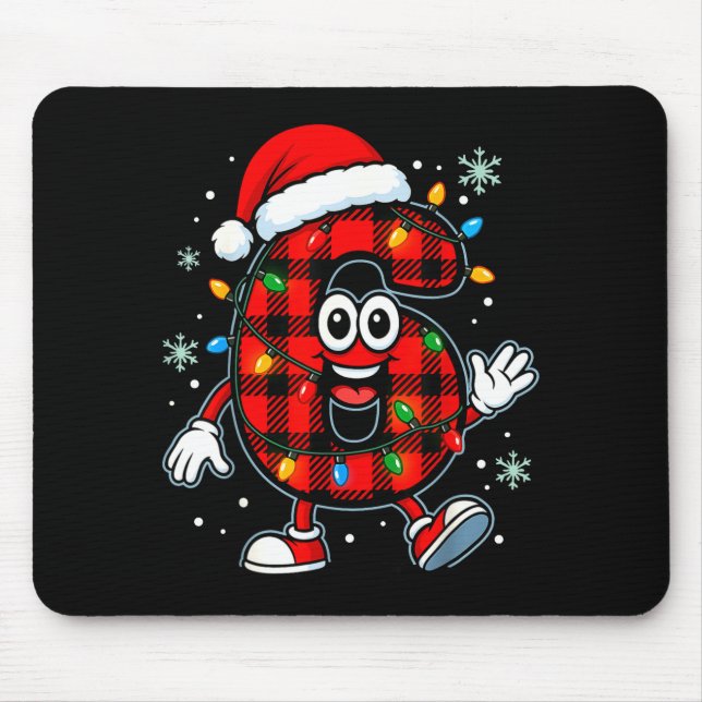 Funny 67 Christmas Pajamas Shirt Six Seven Meme Br Mouse Mat (Front)