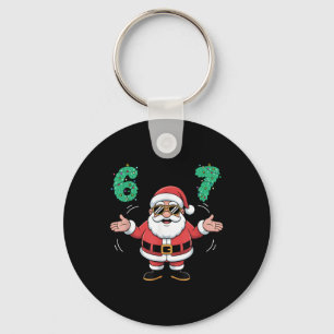 Funny 67 Christmas Shirt Middle School 6 7 Funny 6 Key Ring