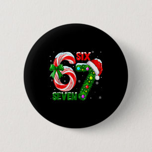 Funny 67 Christmas Shirts Boys Kids 6 7 Meme Pajam 6 Cm Round Badge