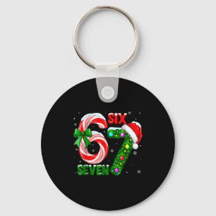 Funny 67 Christmas Shirts Boys Kids 6 7 Meme Pajam Key Ring
