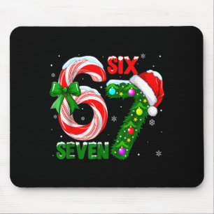 Funny 67 Christmas Shirts Boys Kids 6 7 Meme Pajam Mouse Mat