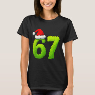 Funny 67 Christmas Six Seven Meme 6 7 Teens Boys G T-Shirt