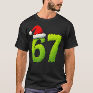 Funny 67 Christmas Six Seven Meme 6 7 Teens Boys G T-Shirt