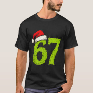 Funny 67 Christmas Six Seven Meme 6 7 Teens Boys G T-Shirt