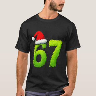 Funny 67 Christmas Six Seven Meme 6 7 Teens Boys G T-Shirt