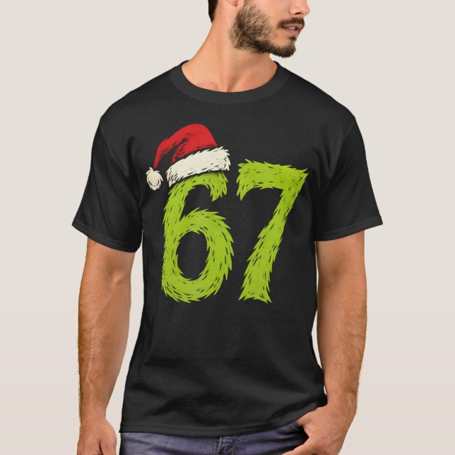 Funny 67 Christmas Six Seven Meme 6 7 Teens Boys G T-Shirt (Front)