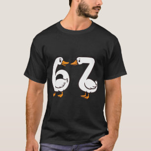 Funny 67 Goose Silly Brain Rot Teacher Gen Alpha S T-Shirt