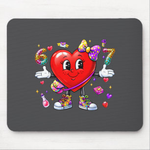 Funny 67 Heart Valentines Day Six Seven Meme 6 7 W Mouse Mat