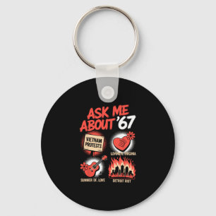 Funny 67 History Teacher Teacher 6 7 Funny Overuse Key Ring