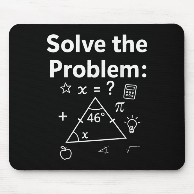 Funny 67 Math Meme Solve The Problem Teacher For S Mouse Mat (Front)