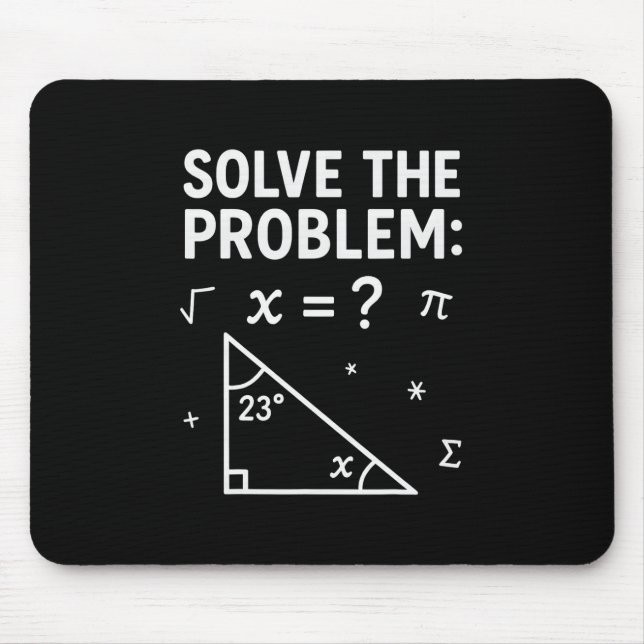 Funny 67 Math Meme Solve The Problem Teacher For S Mouse Mat (Front)