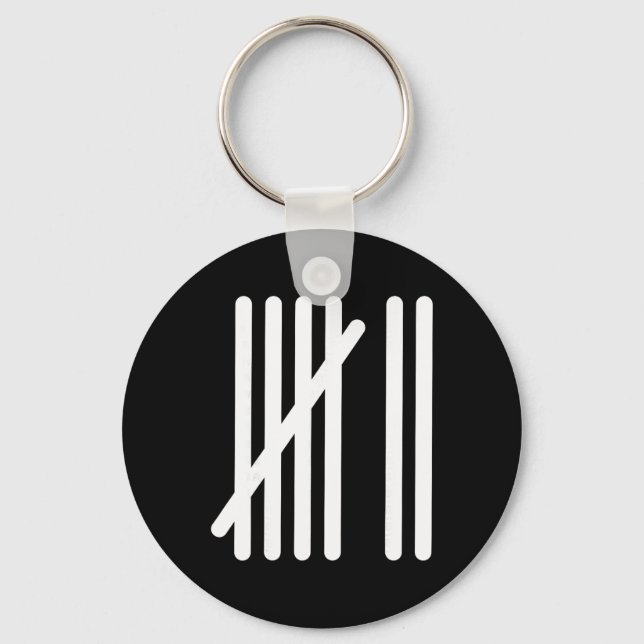Funny 67 Math Teacher Kindergarten Number Counting Key Ring (Front)