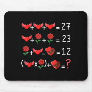 Funny 67 Math Teacher Valentine Math Teacher Women Mouse Mat