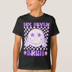 Funny 67 Meme 6-7 Boys Kids Teens 6 7 Six Seven Br T-Shirt