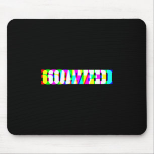 Funny 67 Meme 6oa7ed Glitch Art Retro Slang Goated Mouse Mat