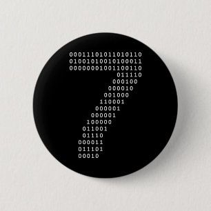 Funny 67 Meme Binary Code Tech Geek Digital Six Se 6 Cm Round Badge