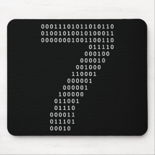 Funny 67 Meme Binary Code Tech Geek Digital Six Se Mouse Mat