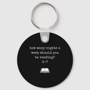 Funny 67 Meme Book Lover & Reading Humor Bookworms Key Ring