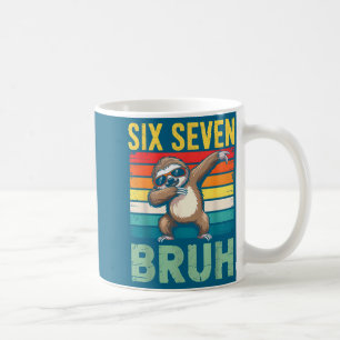 Funny 67 Meme Boys Kids 6 7 Dabbing Six Seven Bruh Coffee Mug